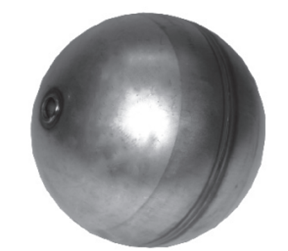 Picture of 6” Stainless Steel Float Ball w/ ½” Bore